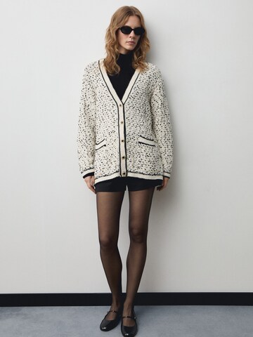 MANGO Knit cardigan 'Jessy' in Beige