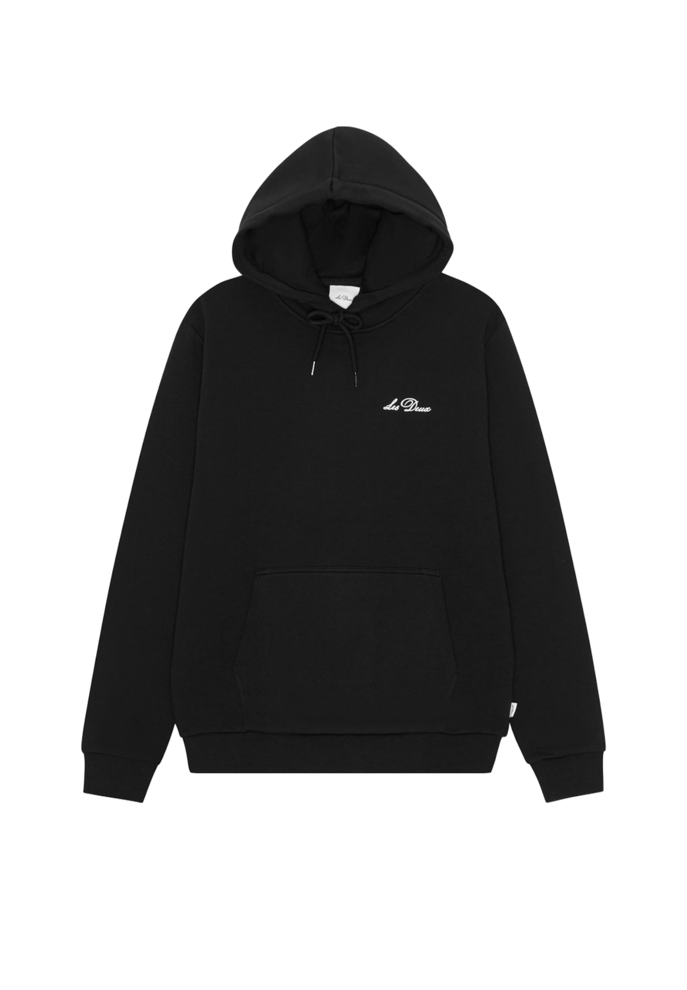 Les Deux Sweatshirt 'Signature' in Black: front