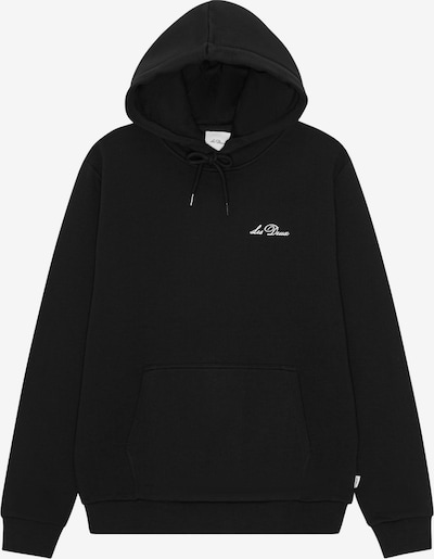 Les Deux Sweatshirt 'Signature' in S in Black / White, Item view