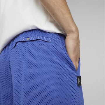PUMA Normální Kalhoty – modrá