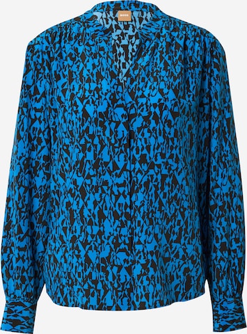 BOSS Black Bluse 'Banora' i blå: forside