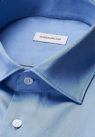 Coupe slim Chemise 'SMART CLASSICS' SEIDENSTICKER en bleu