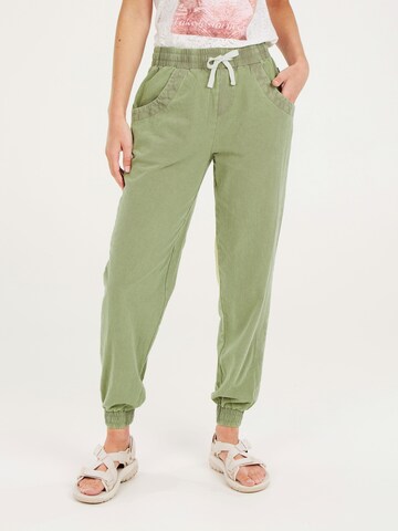 PROTEST Regular Pants 'PRTExline' in Green