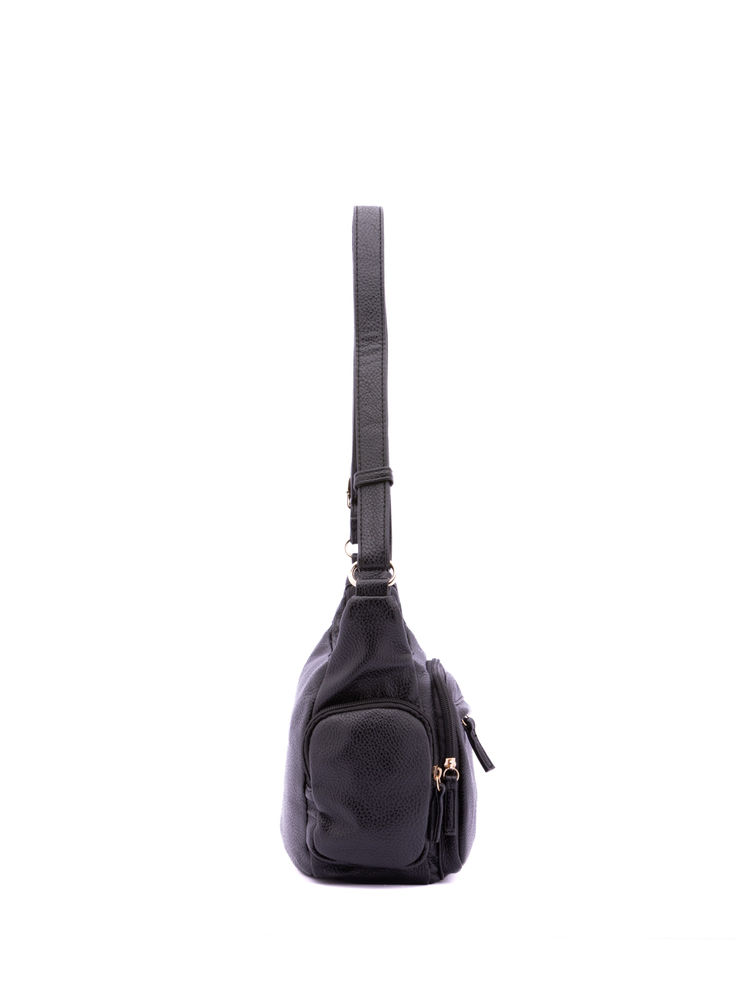 Borsa a spalla 'Borsa a Spalla Donna B Cavalli Ecopelle Zip' di B. Cavalli in nero