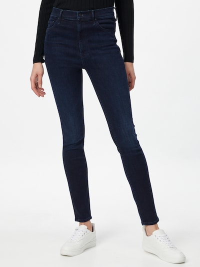 MOTHER Jeans in blue denim, Modelansicht