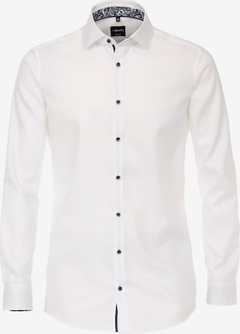 VENTI Slim fit Overhemd in Wit: voorkant