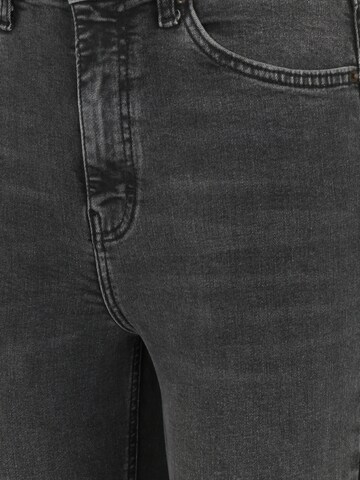 Topshop Tall Skinny Jeans 'Jamie' in Zwart