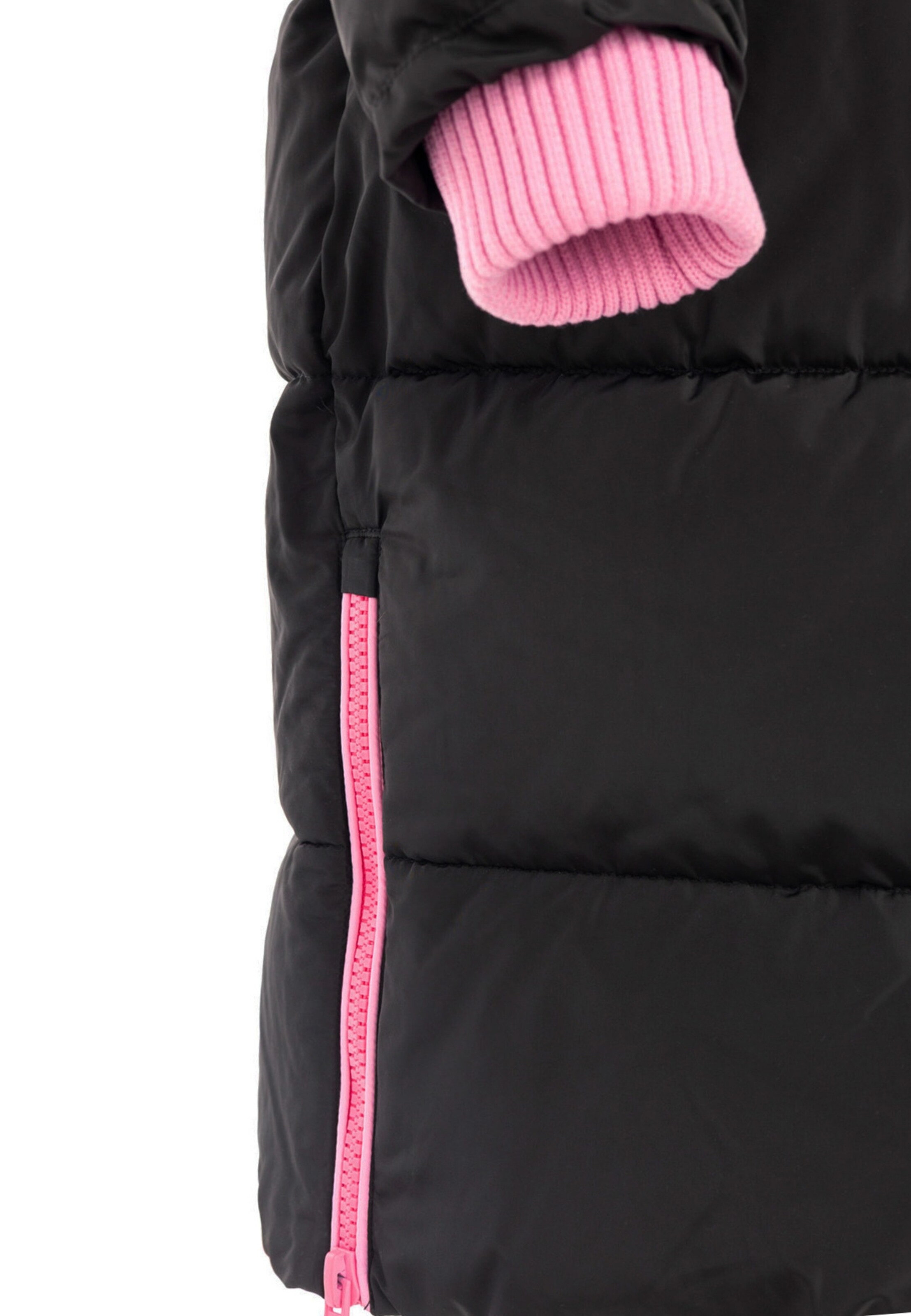 Zwillingsherz Winter coat in Black: side