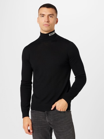 ICEBERG Sweater in Black: front