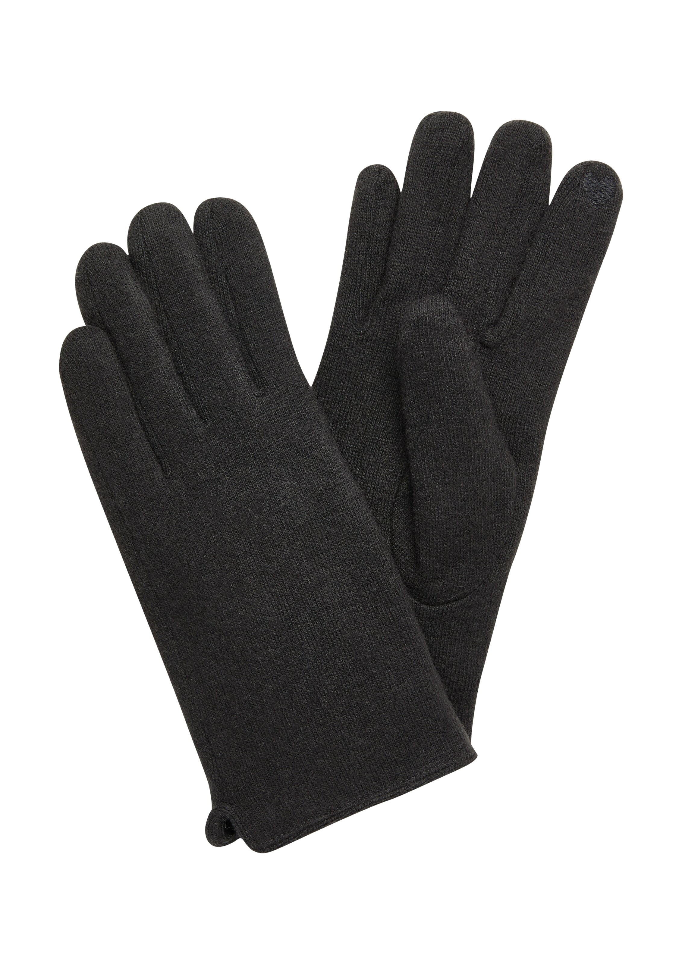 s.Oliver Fingerhandschuhe in Grau: Vorderseite