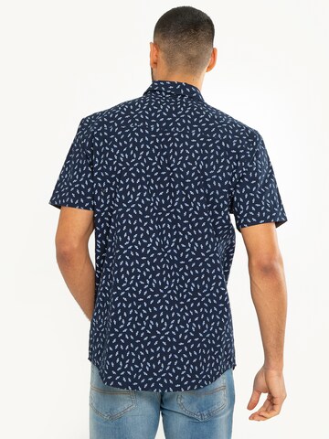 Threadbare Regular fit Button Up Shirt 'Michet' in Blue