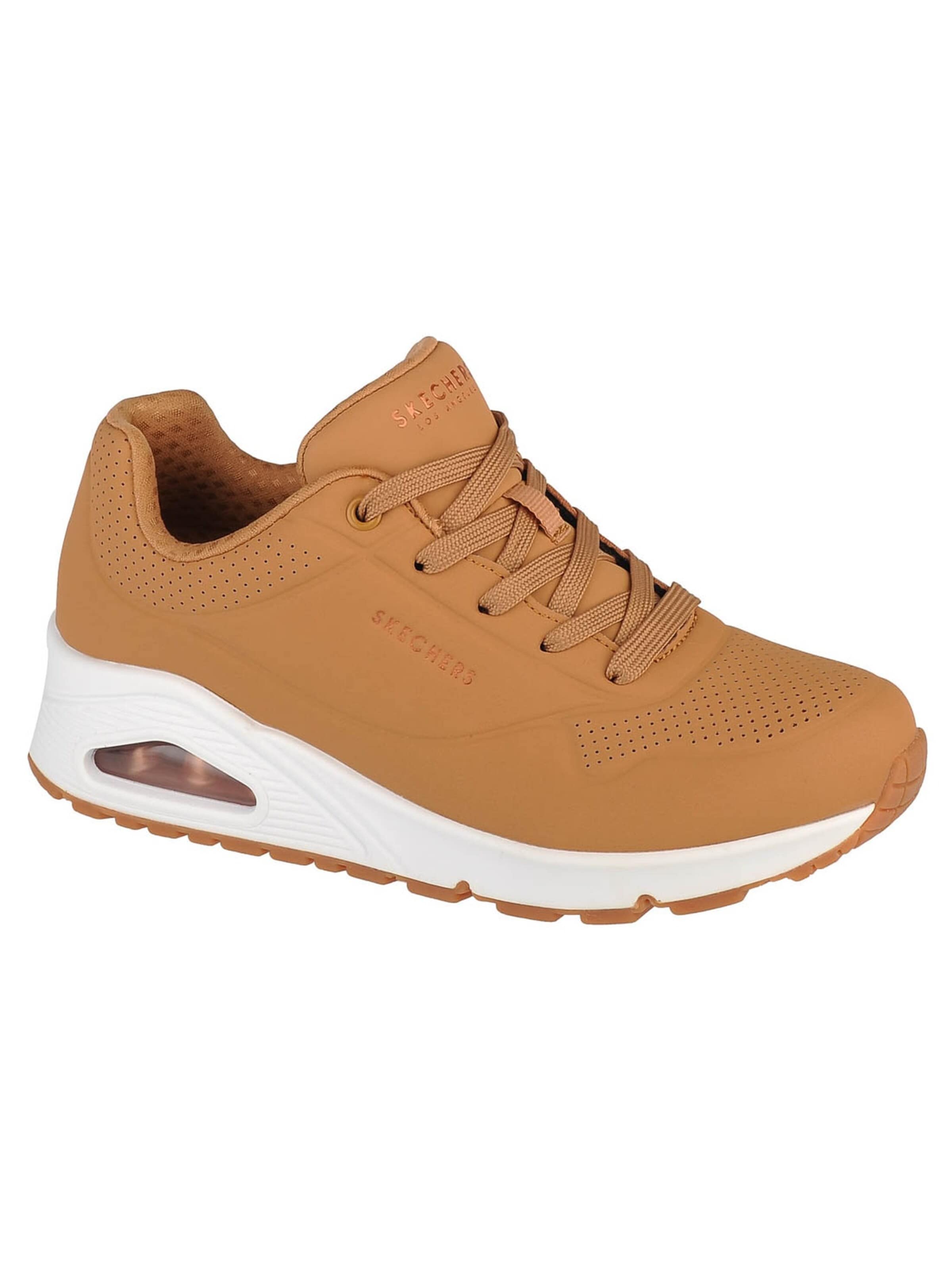 SKECHERS Sneakers laag 'Skechers Uno-Stand on Air' in Bruin: voorkant