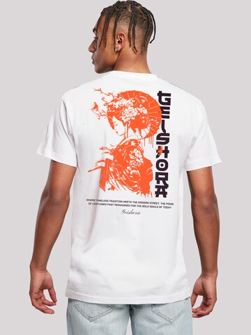 F4NT4STIC Shirt 'Geishora Japan Streetstyle' in Wit