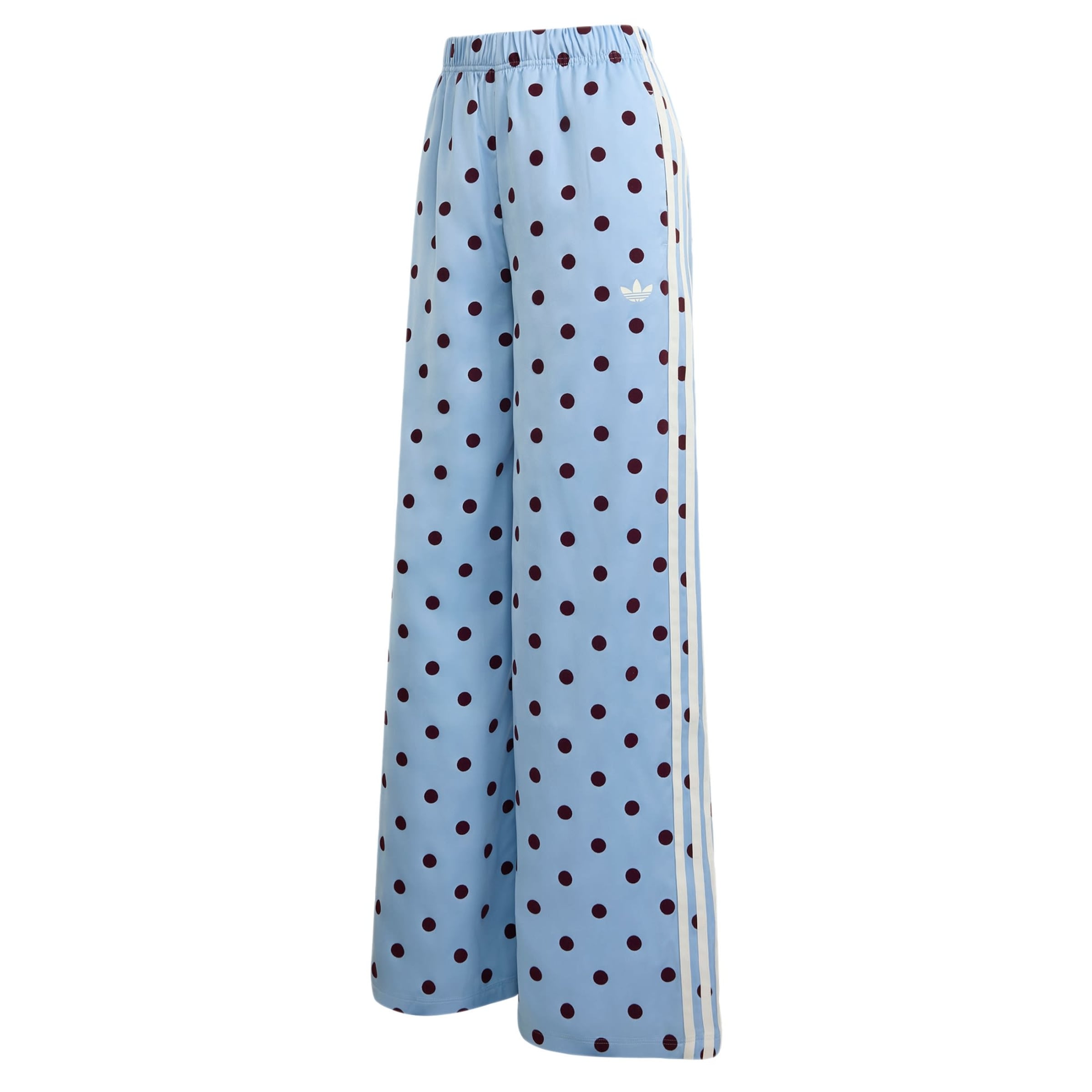 ADIDAS ORIGINALS Wide leg Broek in Blauw: voorkant