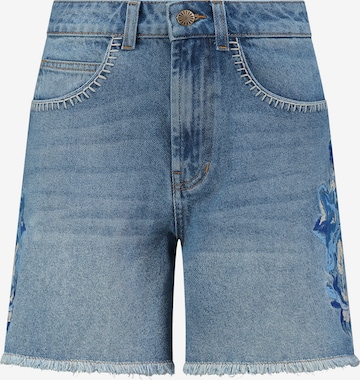 Regular Jeans 'Chris' de la Shiwi pe albastru: față