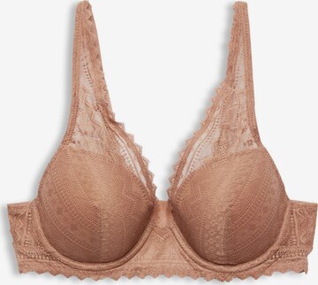 ESPRIT Triangel BH in Beige: voorkant