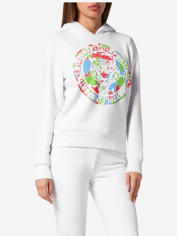 Sweat-shirt 'Carbon Tiger' Plein Sport en blanc