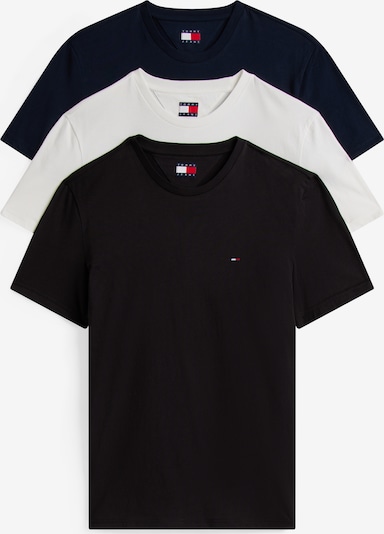Marškinėliai iš Tommy Jeans, spalva – tamsiai mėlyna jūros spalva / juoda / balta, Prekių apžvalga