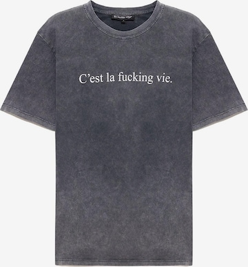 No Matter What Shirt in Grijs: voorkant