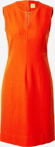 BOSS - Vestido de bainha 'Duwa' em laranja: frente