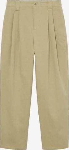 Loosefit Pantaloni con pieghe 'Mint' di MANGO in beige: frontale