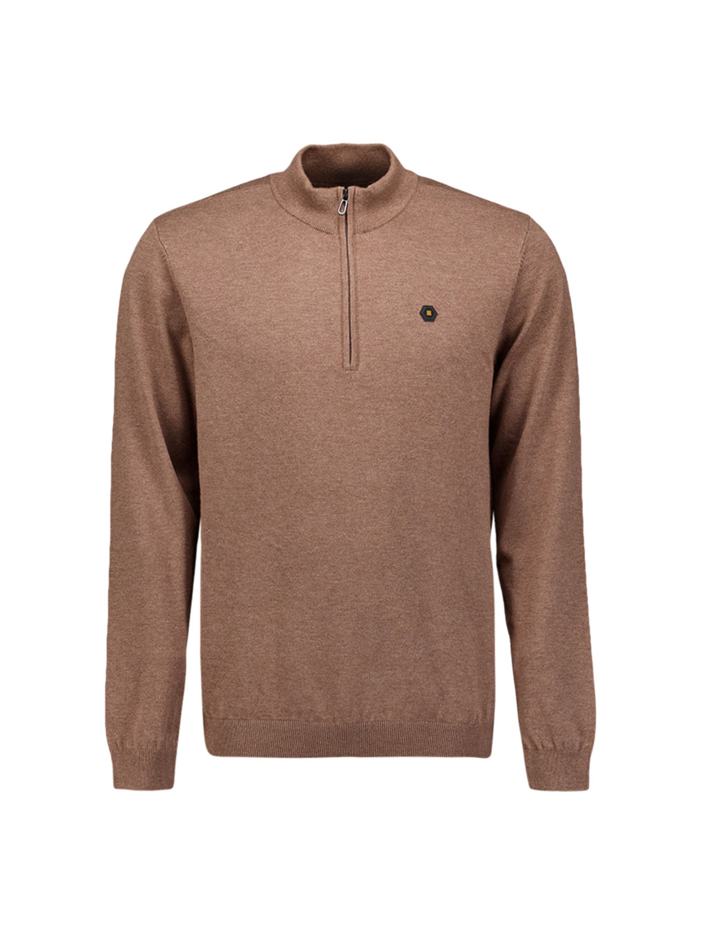 Pull-over No Excess en marron : devant