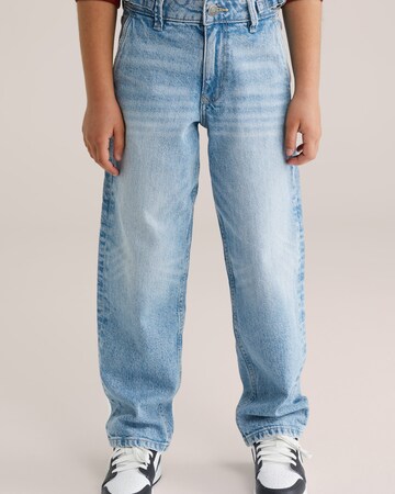 WE Fashion Loose fit Jeans in Blue: front