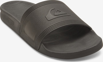 QUIKSILVER Pantolette 'Dockyard' in Schwarz: Vorderseite