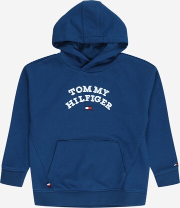 TOMMY HILFIGER Суичър в синьо: отпред