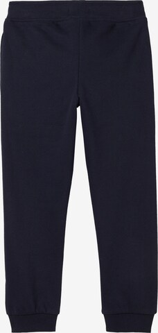 TOM TAILOR Tapered Workout Pants in Blue