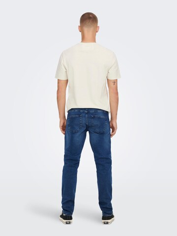 Only & Sons Regular Jeans 'Weft' in Blau