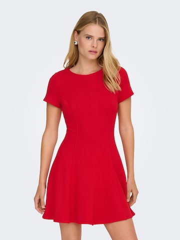 Robe 'ONLKENYA' ONLY en rouge : devant