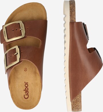 GABOR - Zapatos abiertos 'Nappa' en marrón