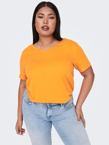 ONLY Carmakoma Μπλουζάκι 'Bonnie' σε πορτοκαλί