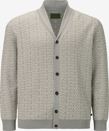 Charles Colby Knit Cardigan ' Duke Osian ' in Grey: front