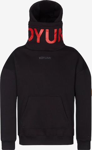 Koyumi Sweatshirt 'Break Your Neck' in Black: front