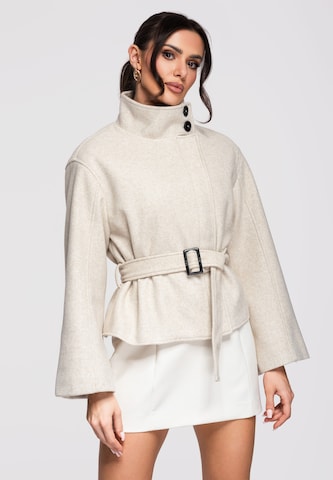 Veste mi-saison 'OW-JANP-0130' Ombre en beige : devant