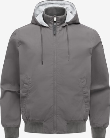 pilka Ragwear Demisezoninė striukė 'YOUMODO': priekis