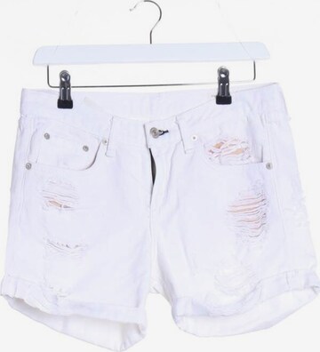 rag & bone Shorts in XS in White: front