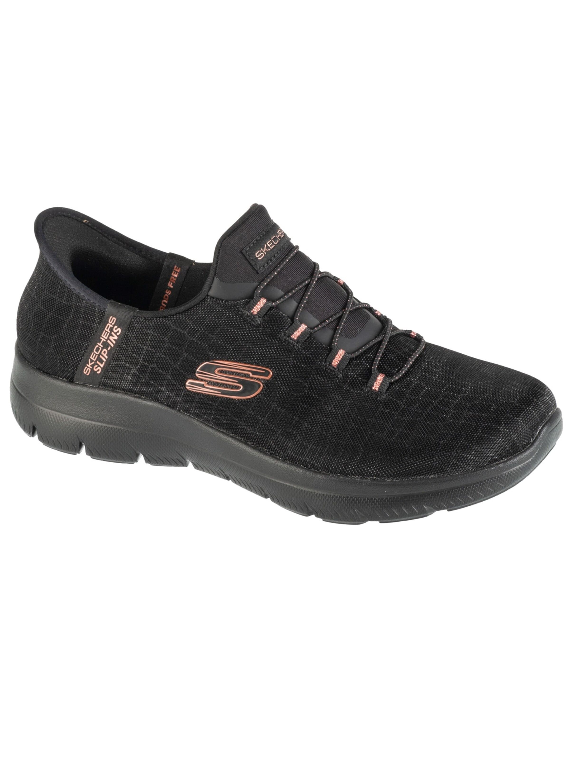 Scarpa slip-on 'Summits - Key Pace' di SKECHERS in nero: frontale