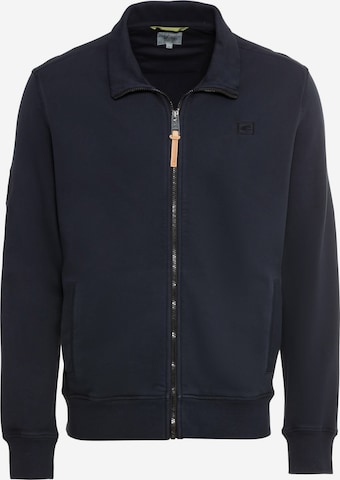 CAMEL ACTIVE Zip-Up Hoodie in Blue: front