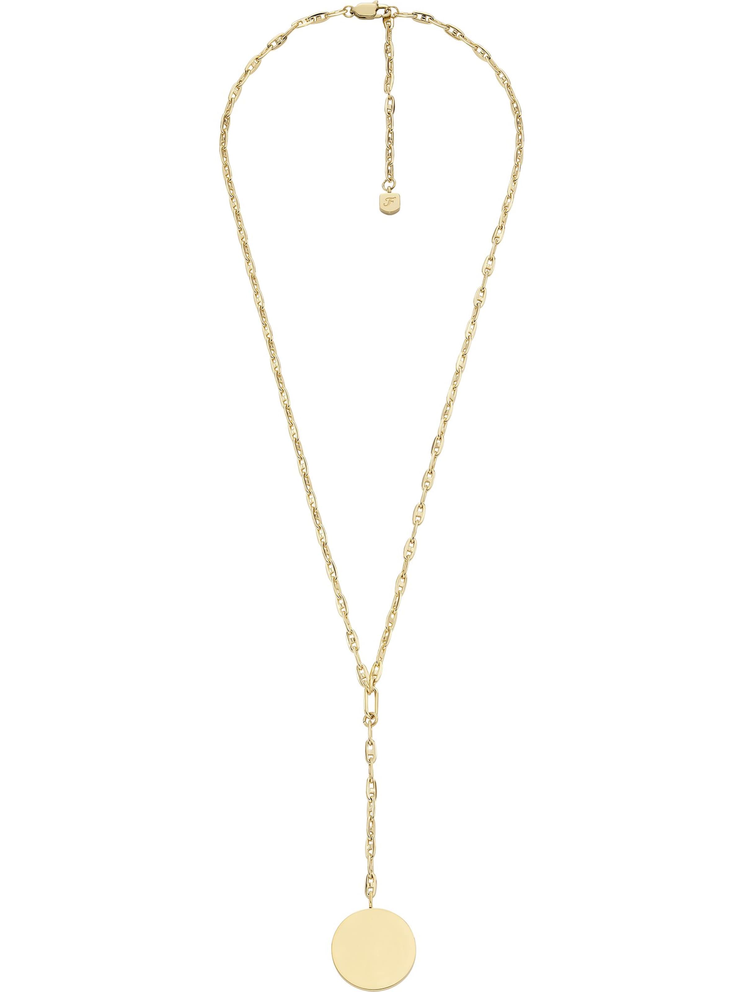 Lanțuri de la FOSSIL pe auriu: față