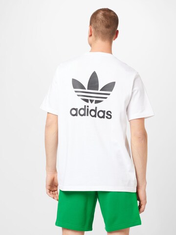 ADIDAS ORIGINALS T-Shirt 'Adicolor Classics Back+Front Trefoil Boxy' in Weiß
