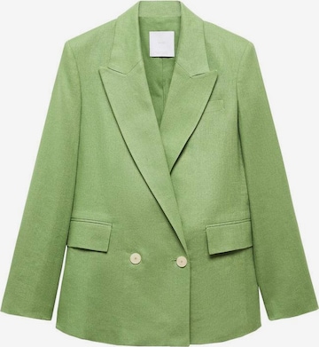 MANGO Blazer 'Tempoli' in Green: front