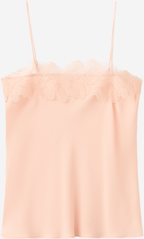 MANGO Top 'LOTUS' | roza barva: sprednja stran