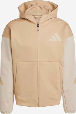 ADIDAS SPORTSWEAR Спортивная кофта 'Z.N.E.' в Бежевый: спереди