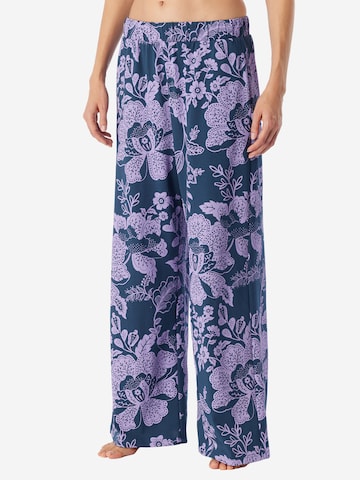 SCHIESSER Pajama Pants ' Mix & Relax ' in Blue: front