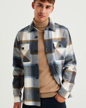 WE Fashion Regular Fit Hemd in Blau: Vorderseite