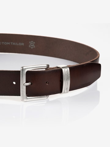 TOM TAILOR Belt ' JACOB' in Brown