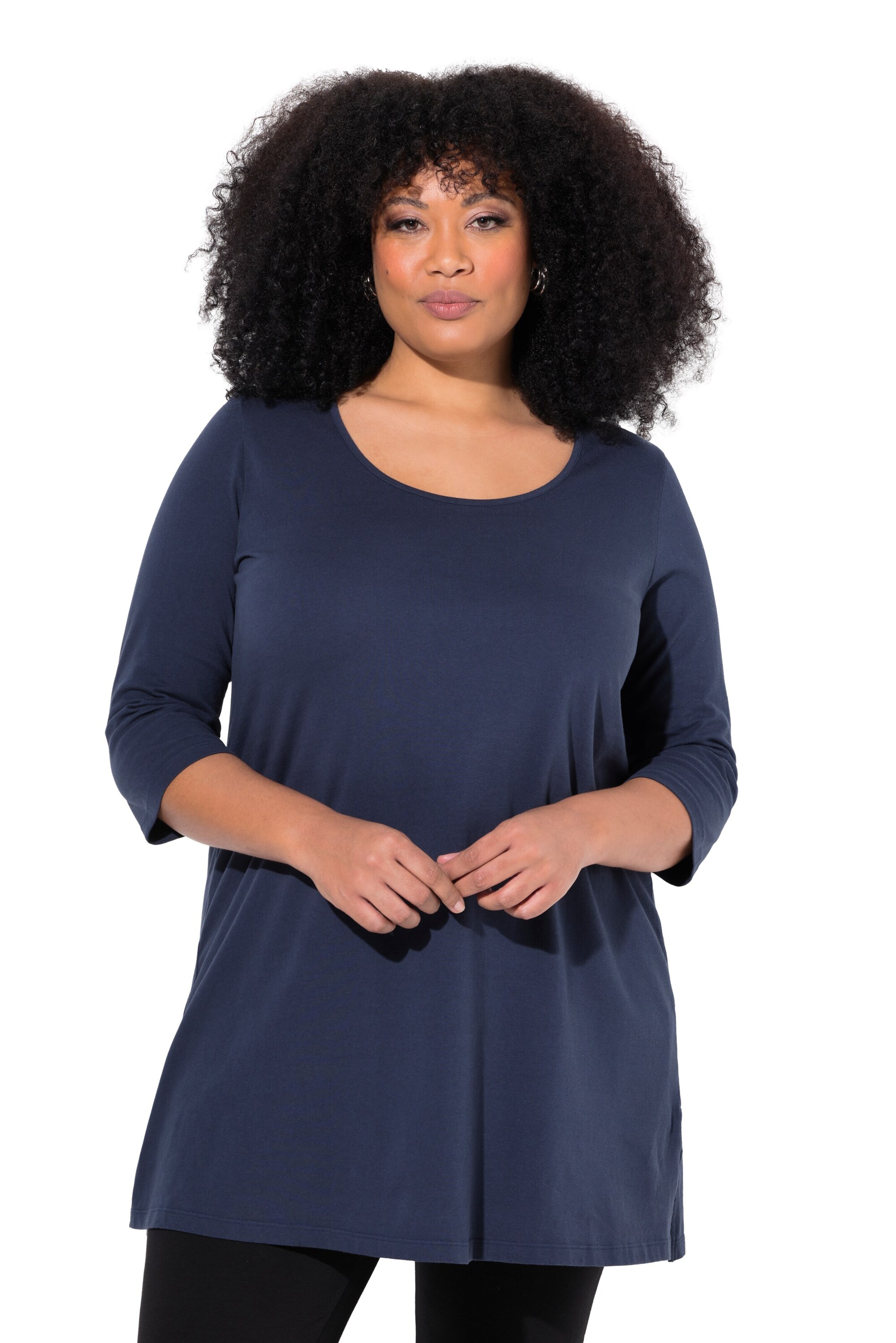 Ulla Popken Shirt in Blau: Vorderseite